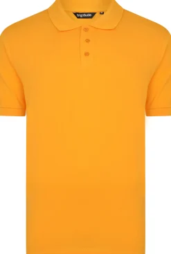 Bigdude Plain Polo Shirt Orange Tall
