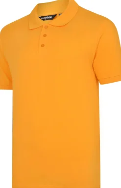 Bigdude Plain Polo Shirt Orange Tall