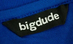 Bigdude Plain Polo Shirt Royal Blue
