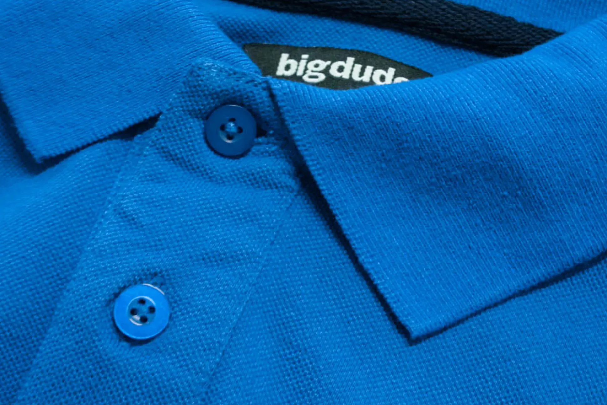 Bigdude Plain Polo Shirt Royal Blue Tall