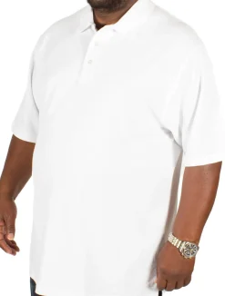 Bigdude Plain Polo Shirt White