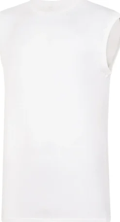 Bigdude Plain Sleeveless T-Shirt White