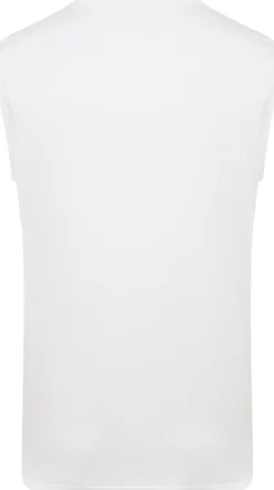 Bigdude Plain Sleeveless T-Shirt White