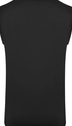 Bigdude Plain Sleeveless T-Shirt Black