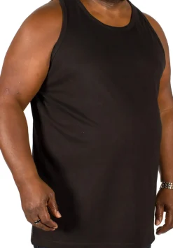 Bigdude Plain Vest Black