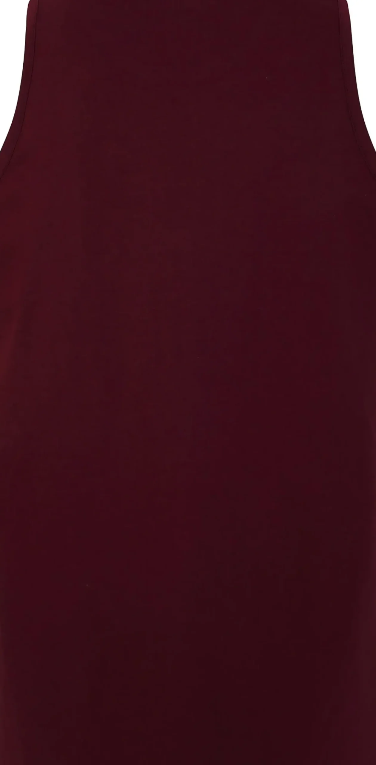 Bigdude Plain Vest Burgundy