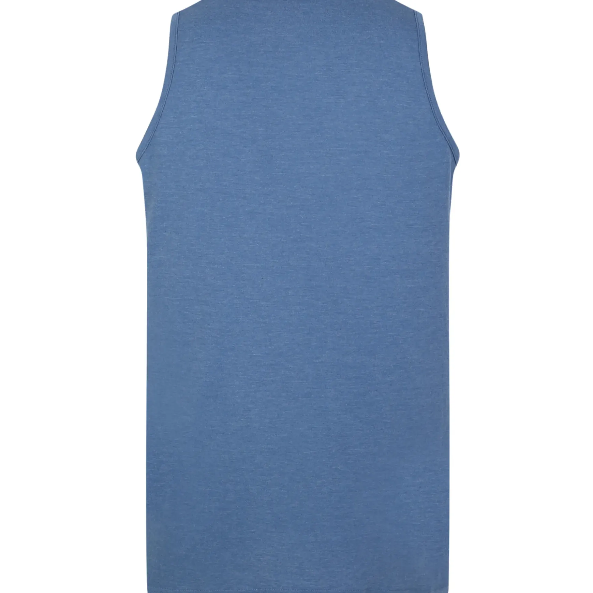 Bigdude Plain Vest Denim Marl