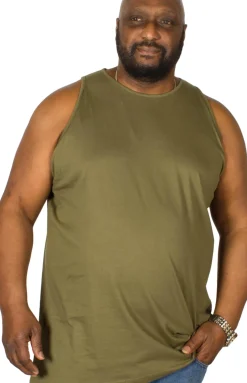 Bigdude Plain Vest Olive