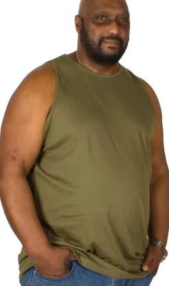 Bigdude Plain Vest Olive