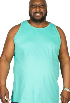 Bigdude Plain Vest Turquoise Tall