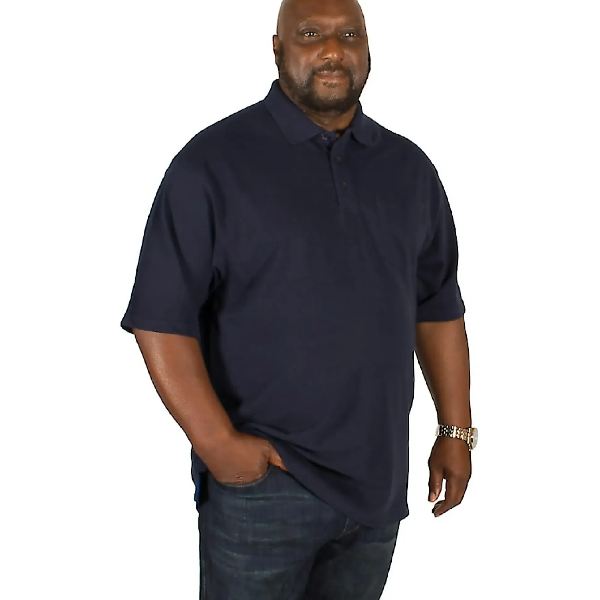Bigdude Polo Shirt With Pocket Navy