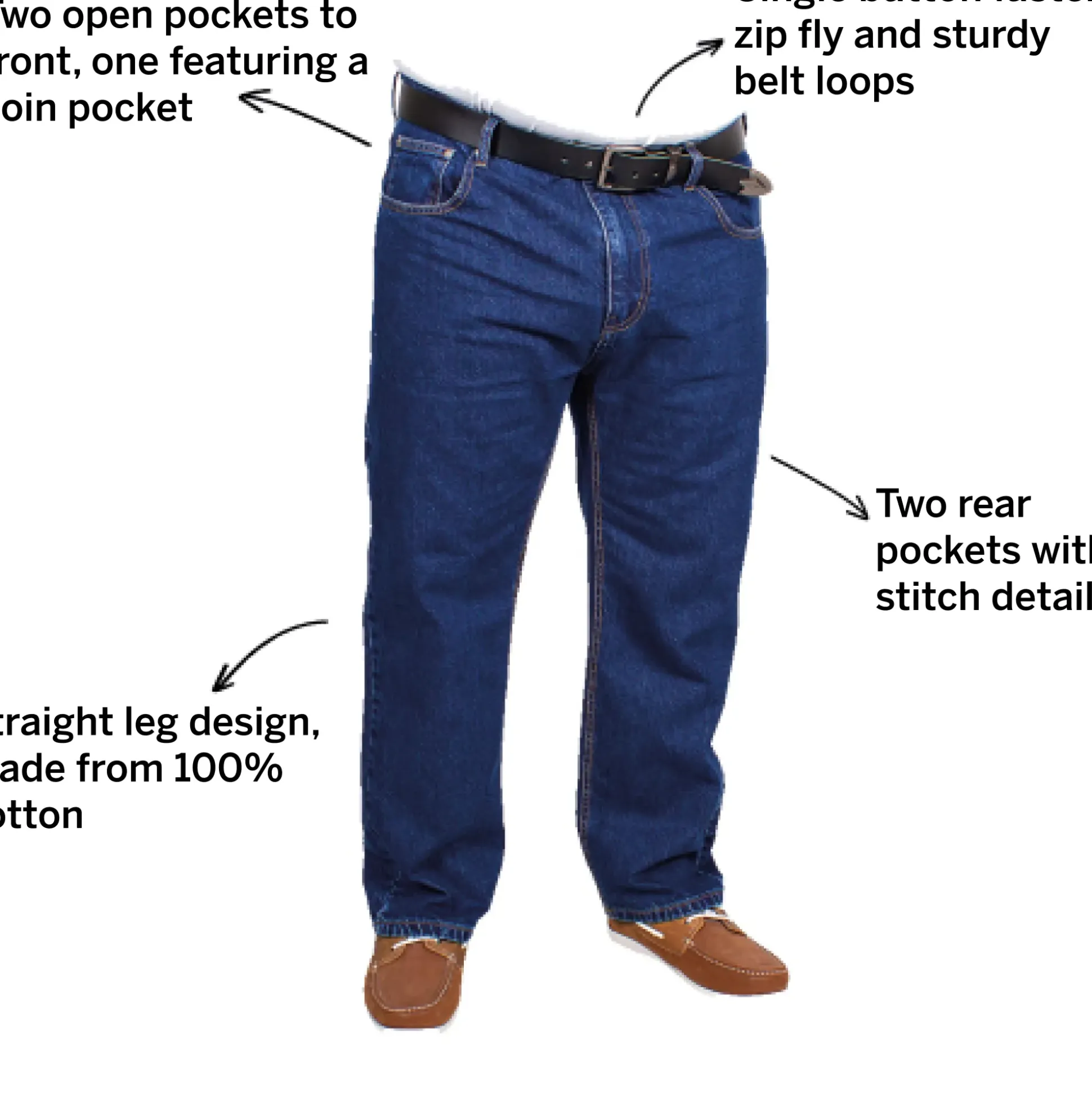 Bigdude Regular Fit Jeans Mid Wash
