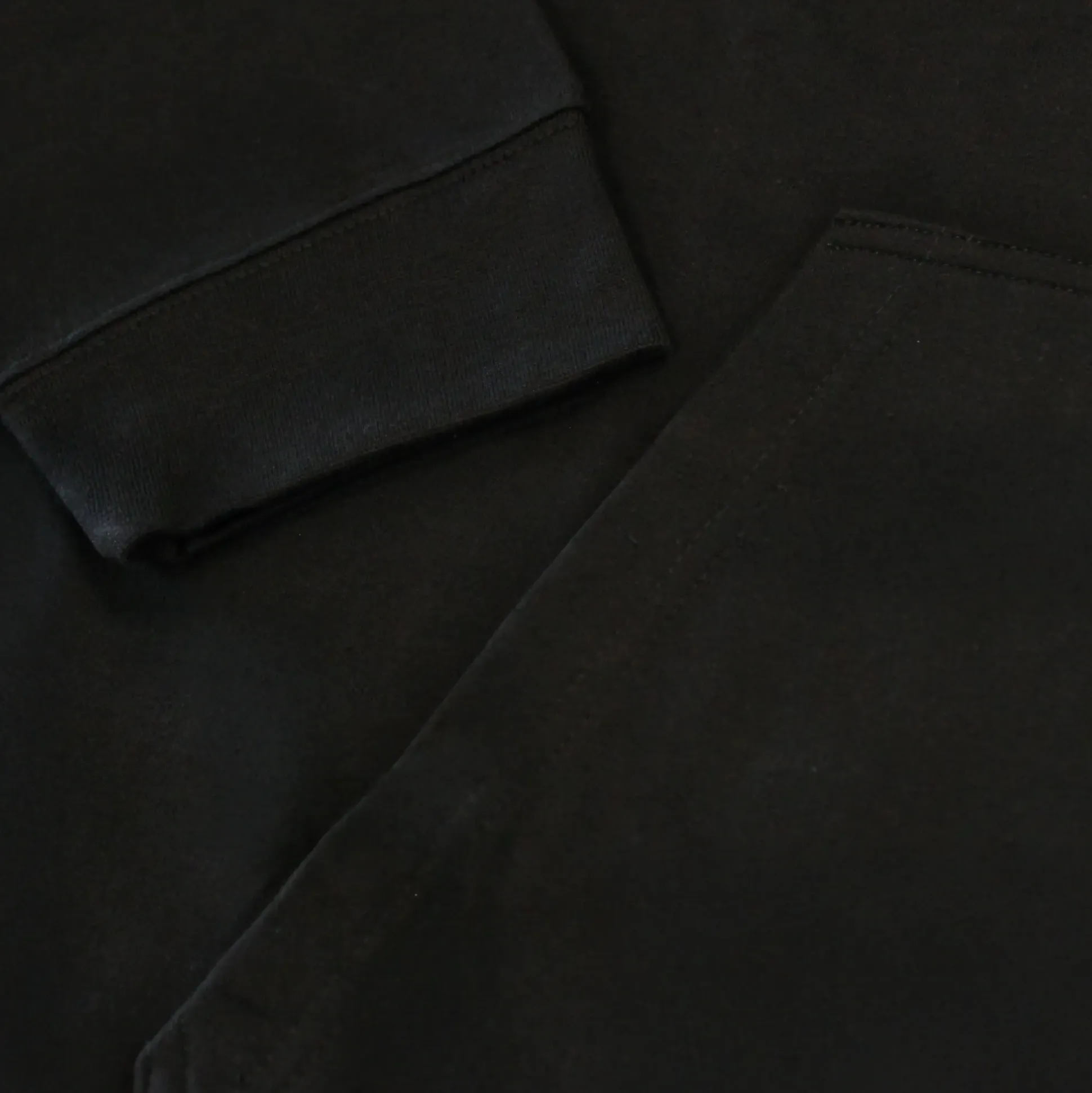 Bigdude Relaxed Fit Lightweight Hoody Black Tall