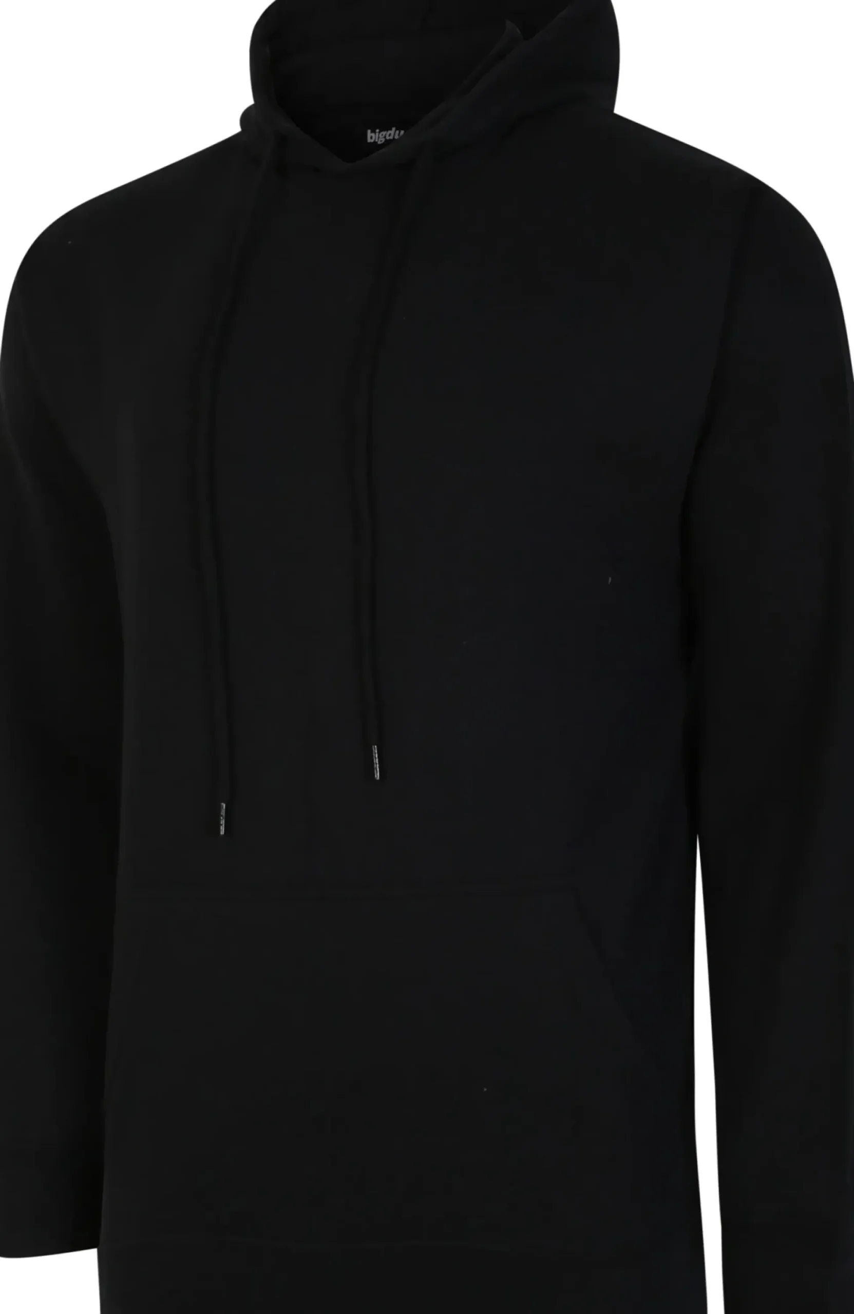 Bigdude Relaxed Fit Lightweight Hoody Black