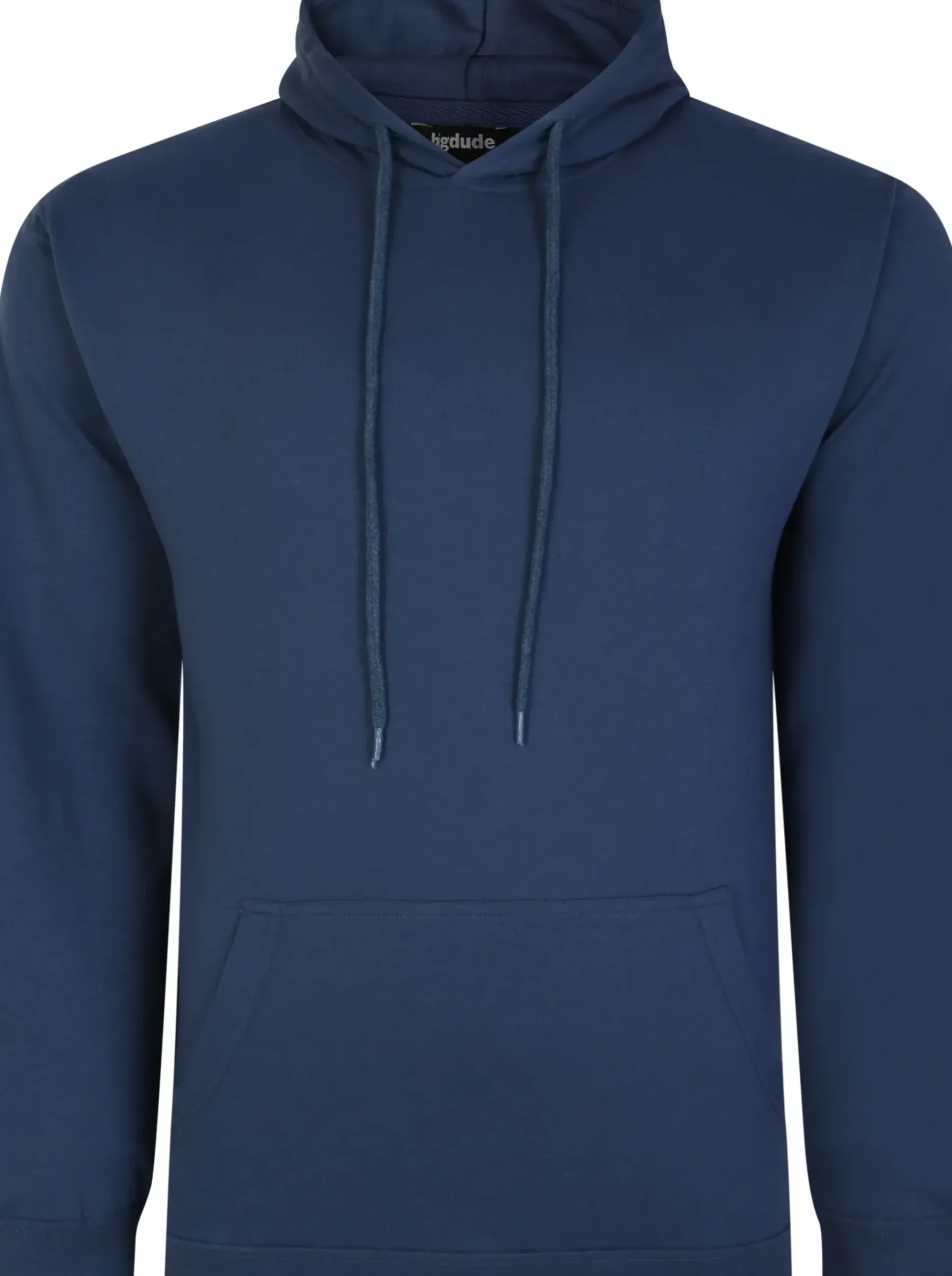 Bigdude Relaxed Fit Lightweight Hoody Denim Tall