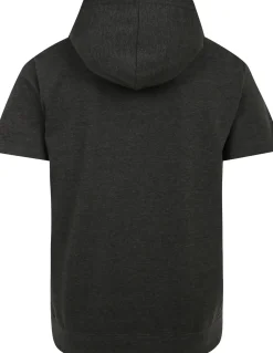 Bigdude Short Sleeve Hoody Charcoal