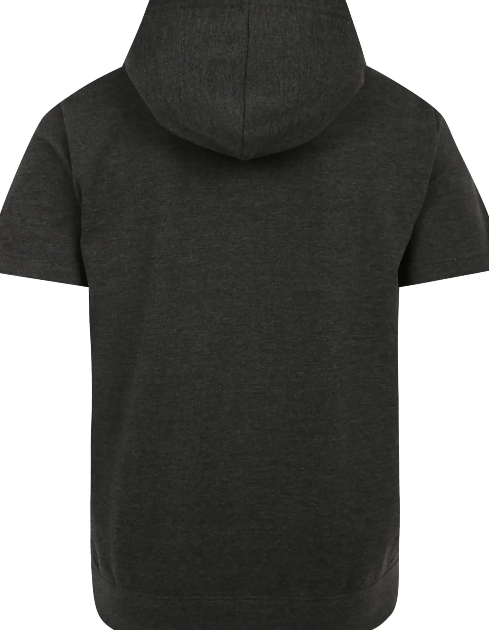 Bigdude Short Sleeve Hoody Charcoal
