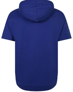 Bigdude Short Sleeve Hoody Cobalt Blue
