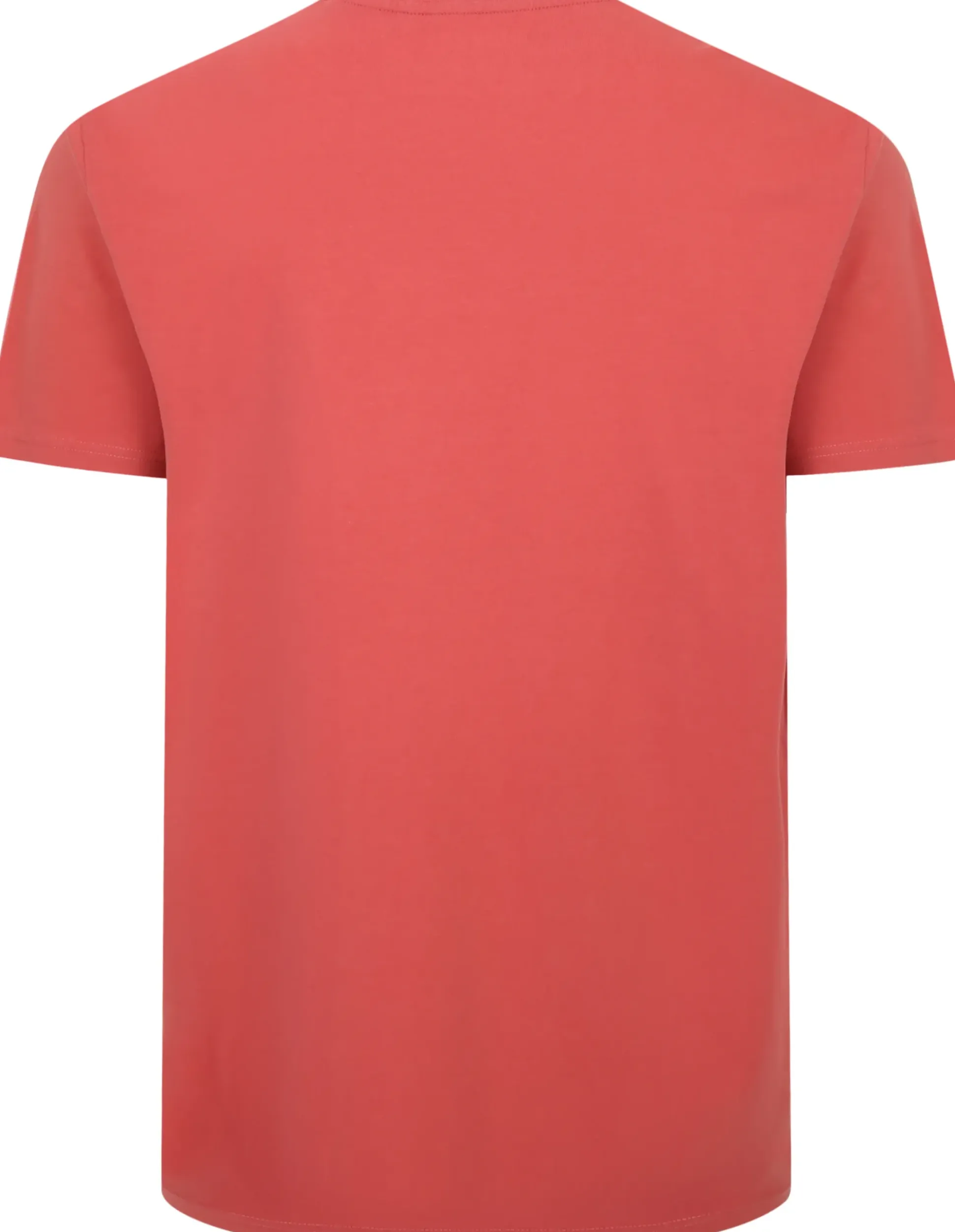 Bigdude Slogan Embroidered T-Shirt Washed Red