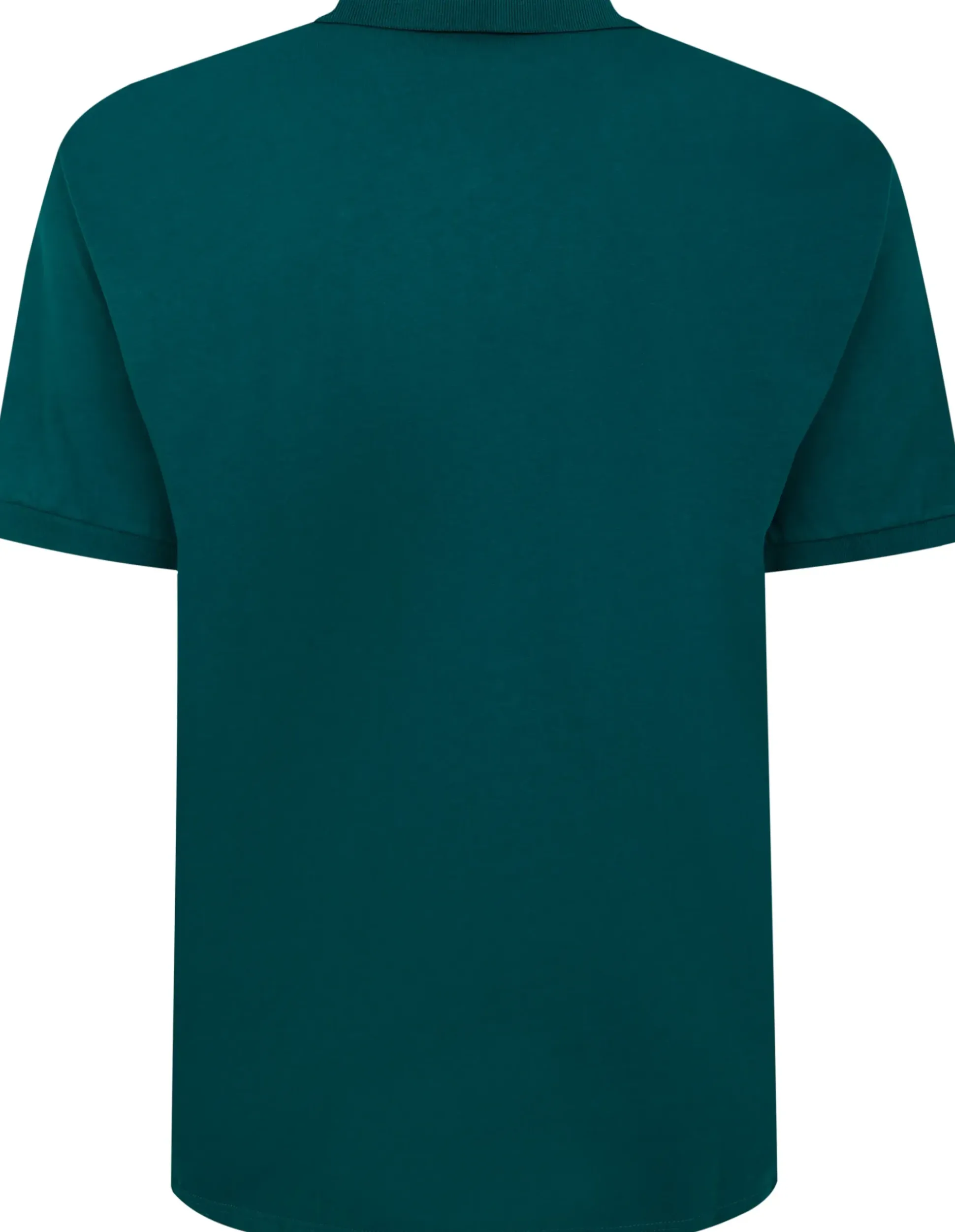 Bigdude Soft Jersey Cuban Collar Polo Shirt Green Tall