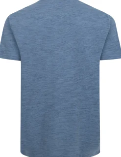Bigdude Space Dye T-Shirt Navy Tall