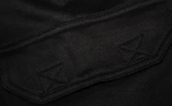 Bigdude Straight Leg Cargo Joggers Black