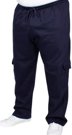 Bigdude Straight Leg Cargo Joggers Twin Pack Black/Navy