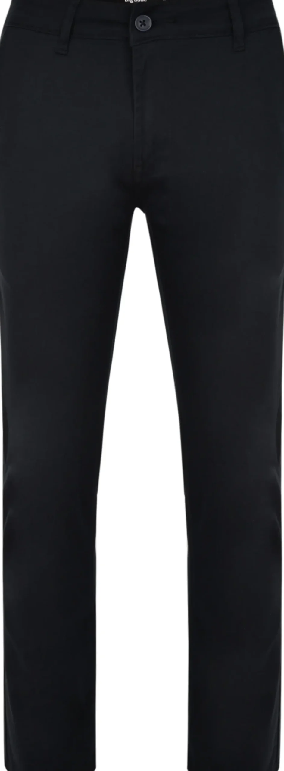 Bigdude Stretch Chino Trousers Navy