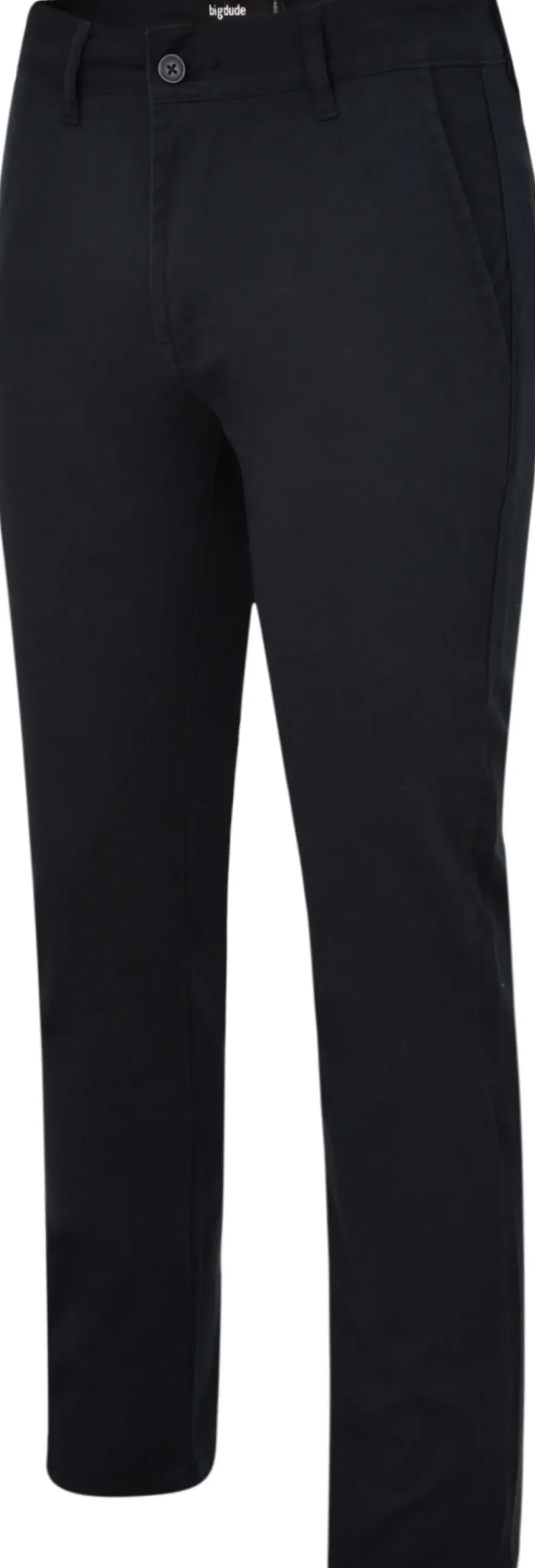 Bigdude Stretch Chino Trousers Navy