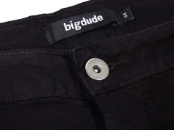 Bigdude Stretch Denim Shorts Black