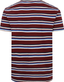 Bigdude Stripe T-Shirt Burgundy