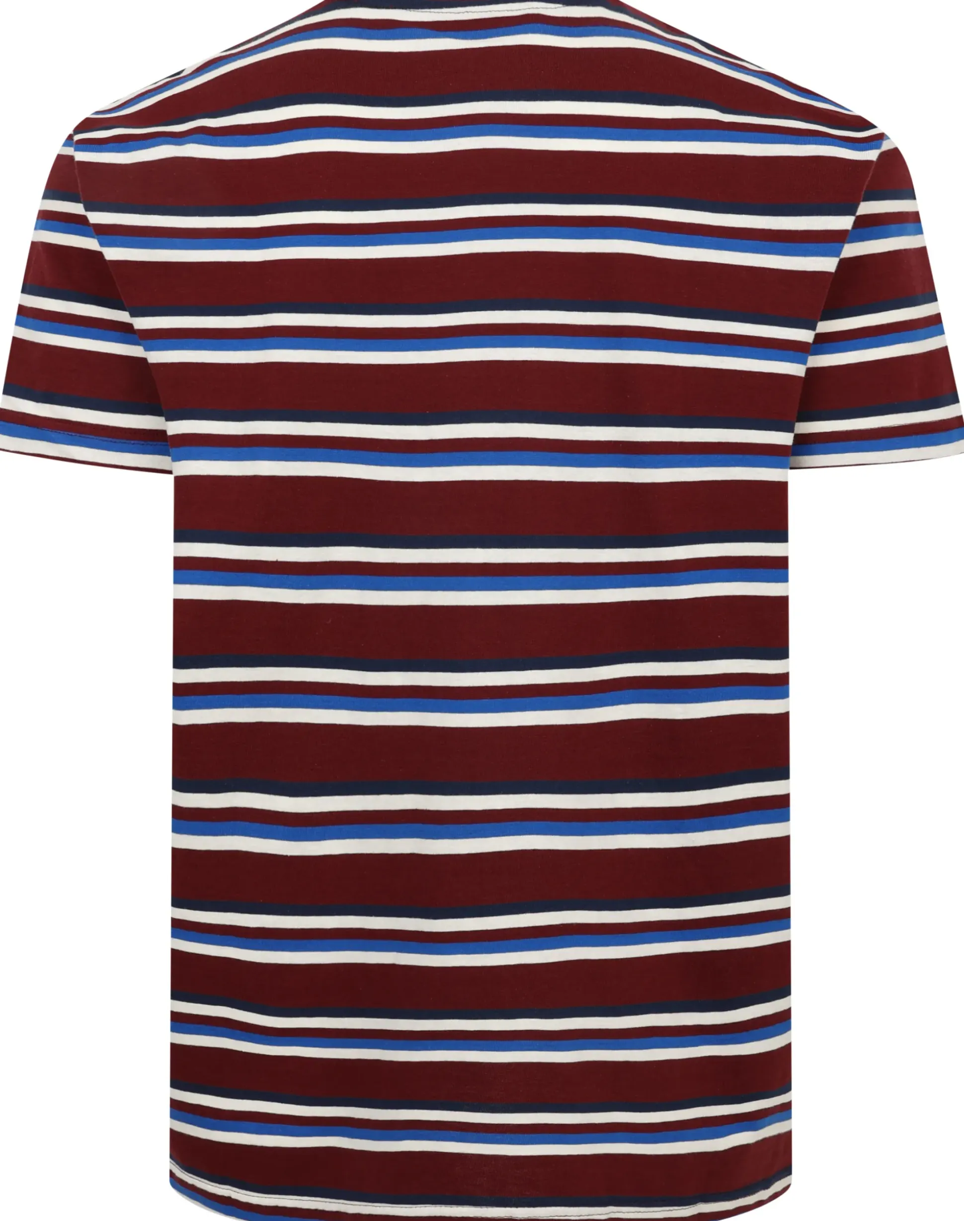 Bigdude Stripe T-Shirt Burgundy Tall