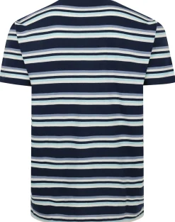 Bigdude Stripe T-Shirt Navy Tall