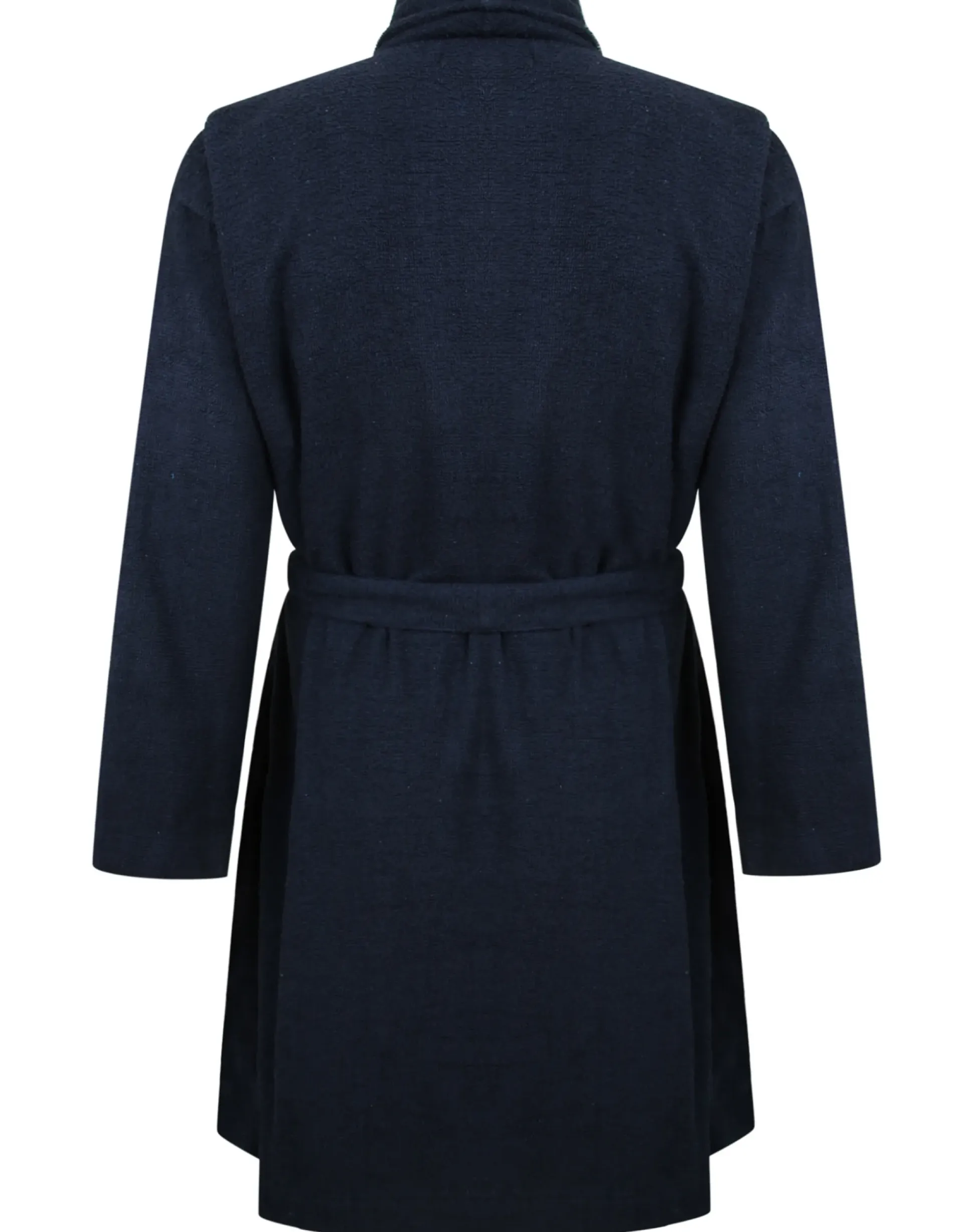 Bigdude Terry Towelling Dressing Gown Navy
