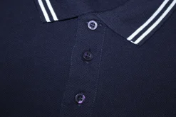 Bigdude Tipped Polo Shirt Navy