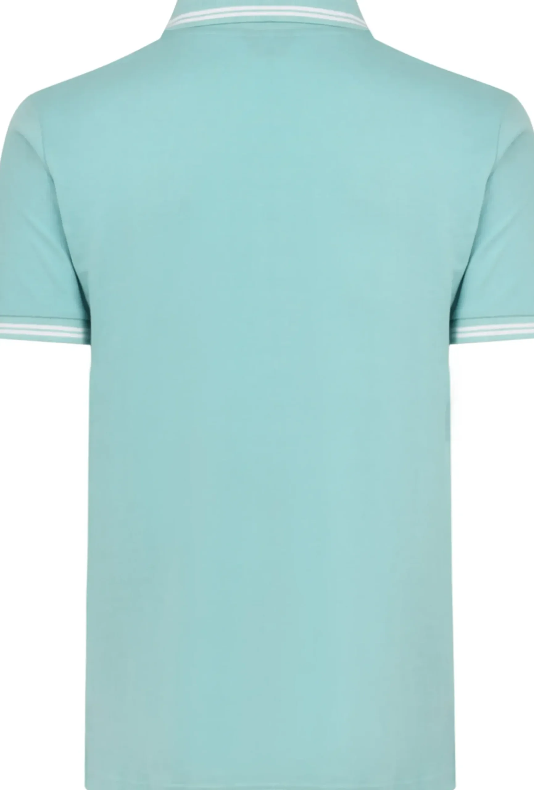 Bigdude Tipped Polo Shirt Turquoise