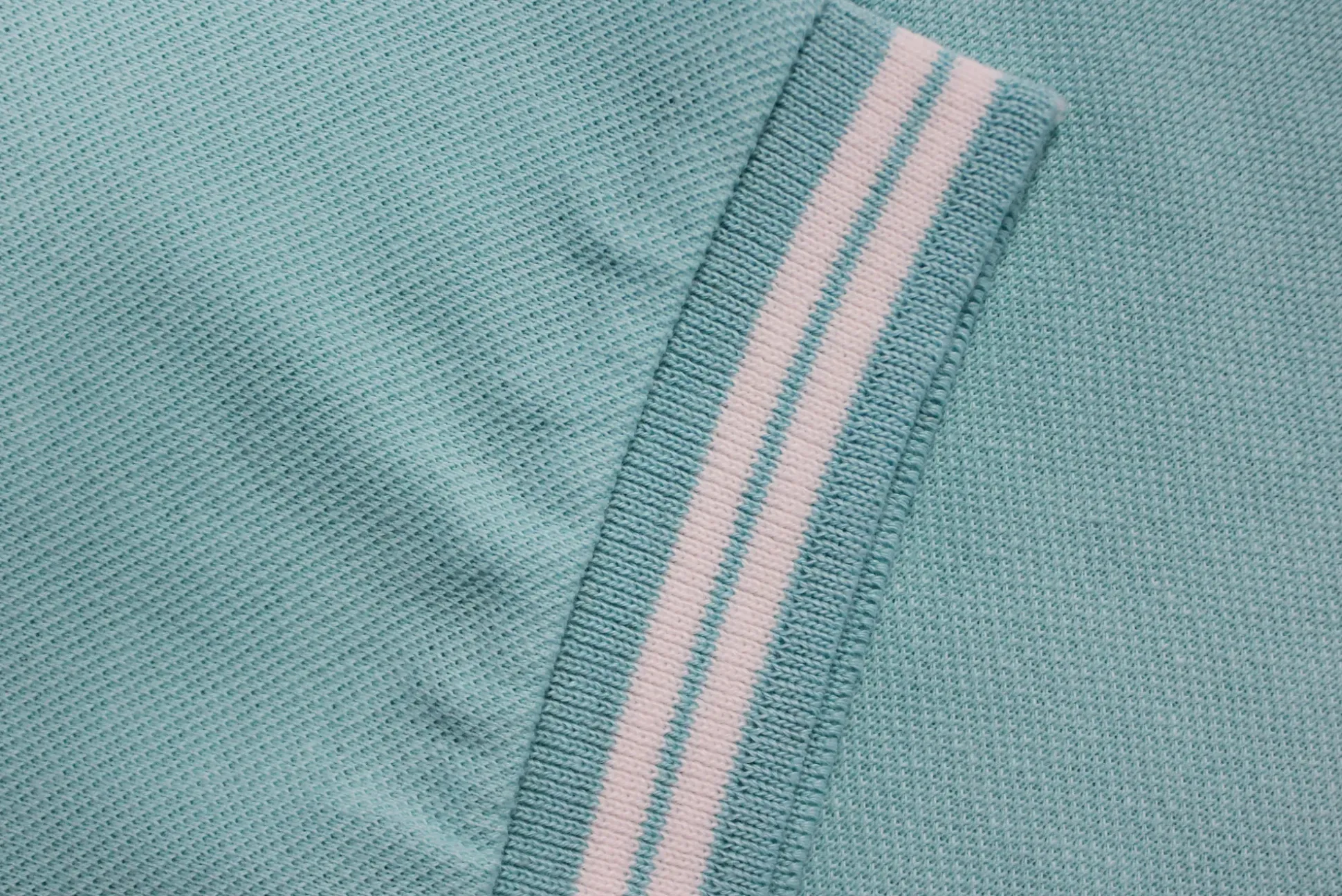 Bigdude Tipped Polo Shirt Turquoise