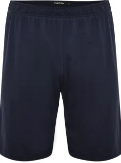 Bigdude Twin Pack Classic Pyjama Shorts Black/Navy