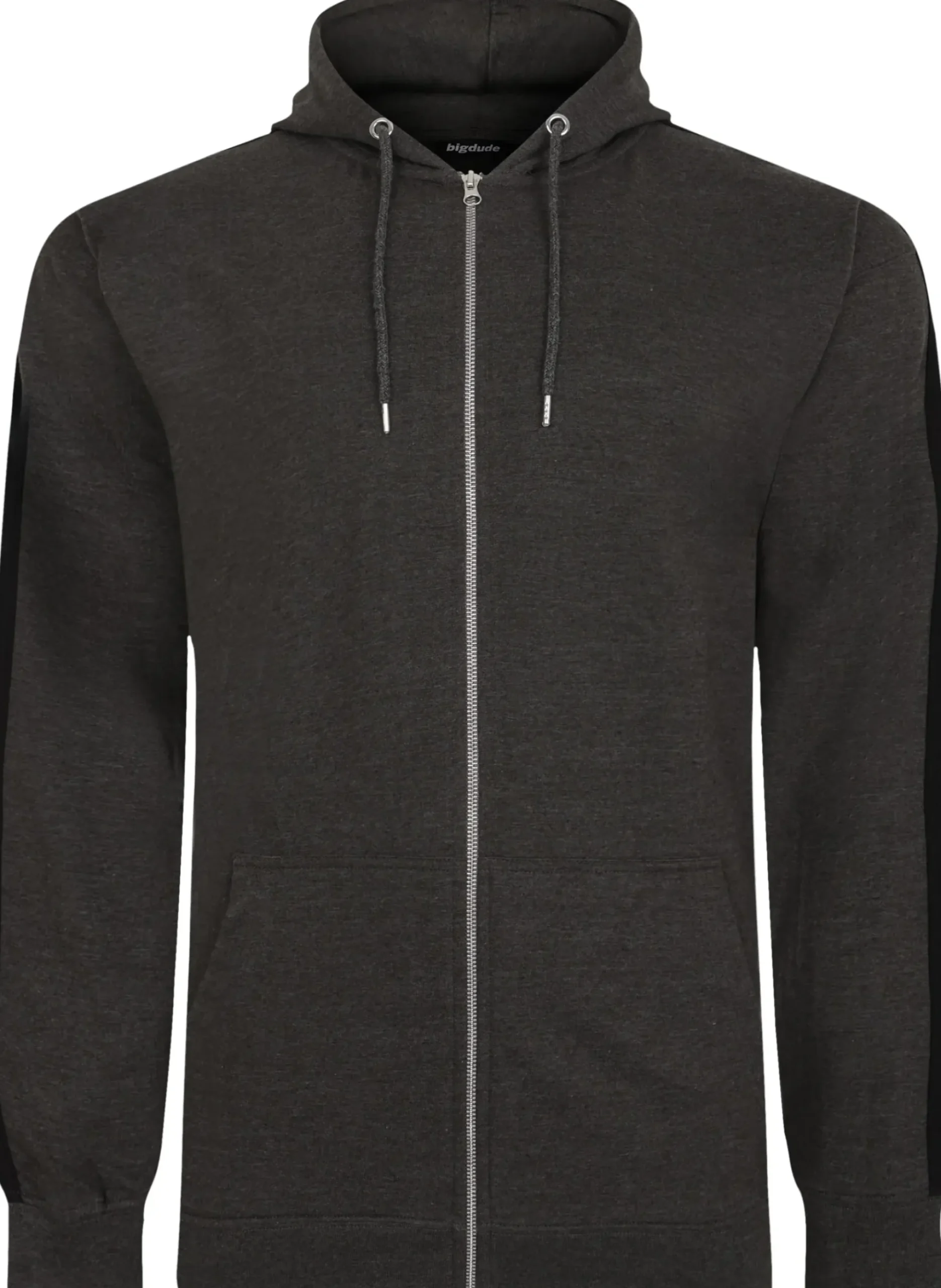 Bigdude Twin Stripe Hoody Charcoal