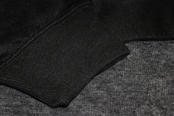 Bigdude Zip Thru Raglan Sleeve Hoody Black/Charcoal