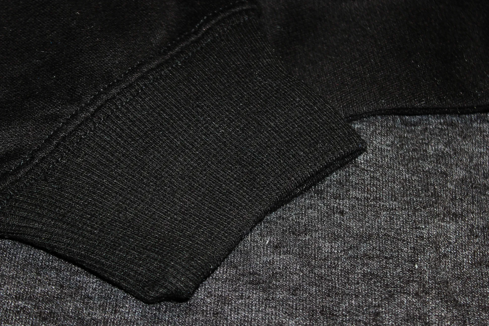 Bigdude Zip Thru Raglan Sleeve Hoody Black/Charcoal